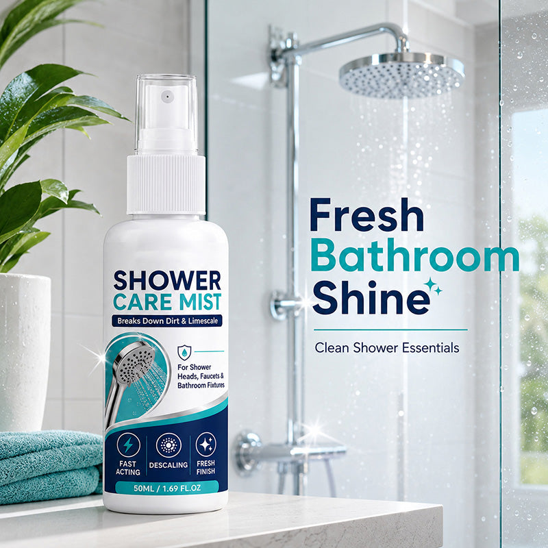 ✨Fast-Acting Shower Limescale Remover Spray – Dissolves stubborn mineral deposits & hard water stains. Restores water flow & shine – just spray & wipe! 🚿🧼
